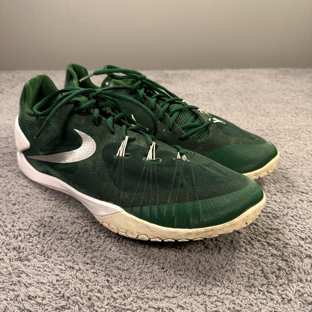 Nike Hyperchase Basketball Shoes Mens 14 Green Athletic Shoes Gym Emerald 813262